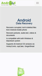 Mobile Screenshot of androiddatarecovery.com
