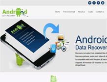 Tablet Screenshot of androiddatarecovery.com